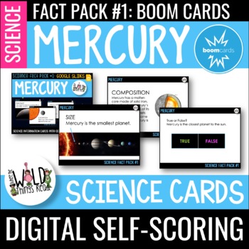 Preview of Science Fact Pack 1: Mercury BOOM Cards