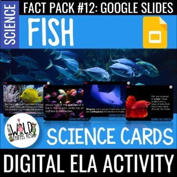 Preview of Science Fact Pack 12: Fish GOOGLE Task Cards