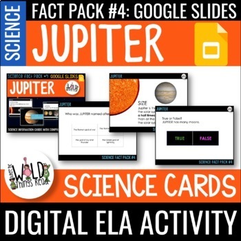 Preview of Science Fact Pack 4: Jupiter GOOGLE Task Cards