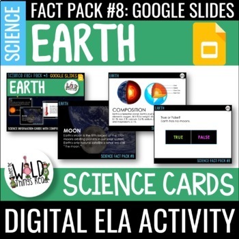 Preview of Science Fact Pack 8: Earth GOOGLE Task Cards