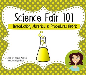 Preview of Science Fair 101: Obs & Data, Discussion of Results, Rec & App {Rubric}