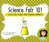 Science Fair 101: Science Fair Project Final Evaluation {Rubric}