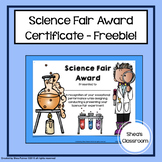 Science Fair Award Certificates Freebie