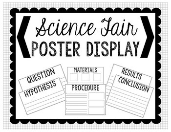 Science Fair Board Labels by Busy Bies | Teachers Pay Teachers
