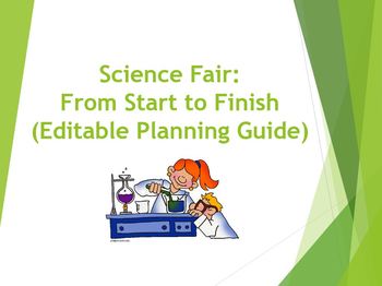 Preview of Science Fair: Editable Planning Guide For Teachers and Students