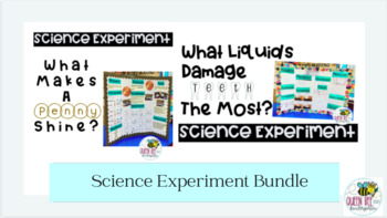 Preview of Science Fair Experiment Bundle For Elementary Teachers