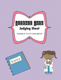 Science Fair: Judge Sheet