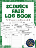 Science Fair Log Book - Middle School Grades 6-8 Student E