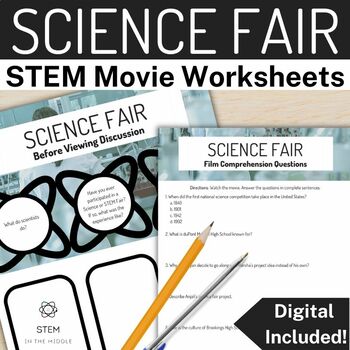 Preview of Science Fair Movie Guide and Activities for Middle School Nature of Science