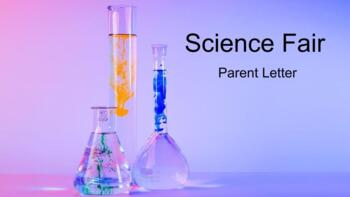 Preview of Science Fair Parent Intro Letter (Spanish version included)