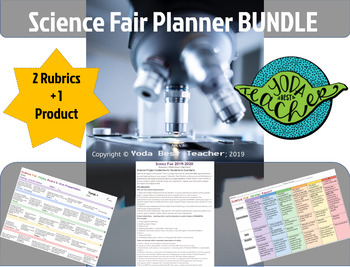 Preview of Science Fair Planner BUNDLE