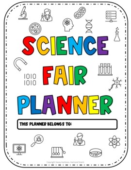 Preview of Science Fair Planner Packet