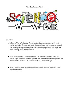 research plan science fair