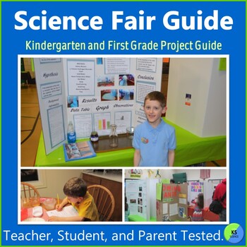 Preview of Science Fair Project Guide | Experiment Journal And Worksheets | Grade K 1