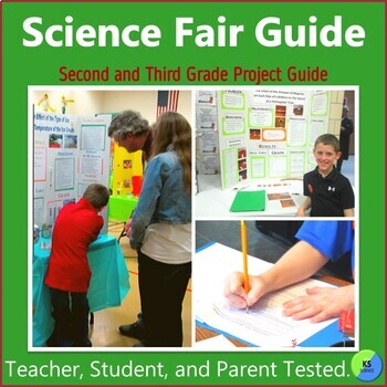 Preview of Science Fair Project Guide | Experiment Journal and Worksheets | Grade 2 3