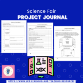 Science Fair Project Journal/Logbook and labels Garet font
