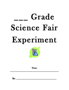 Preview of Science Fair Project - Lab Report - Guided Template