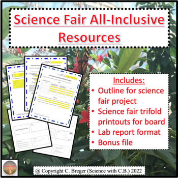 Preview of Science Fair Resource Bundle (All-Inclusive)