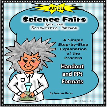 Preview of Science Fair Step-by-Step Guide: Handout and PowerPoint Formats BUNDLE