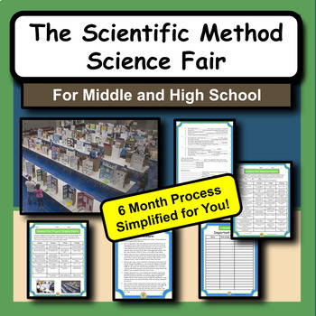 Preview of Science Fair Teacher Guide Resources: Middle and High School: Scientific Method