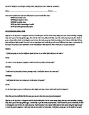Science Fair, Writing Topic Proposals Worksheet