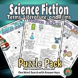 Science Fiction Crossword Puzzle and Word Search Pack (Gen