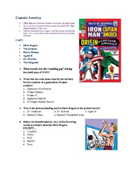 Preview of Science Fiction / Fantasy Literature Analysis: Captain America!