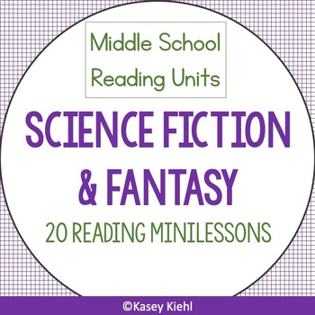 Preview of Science Fiction Fantasy Middle School Reading Unit