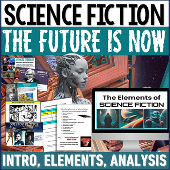 Preview of Science Fiction Introduction Sci Fi Genre Lesson Activities Speculative Fiction