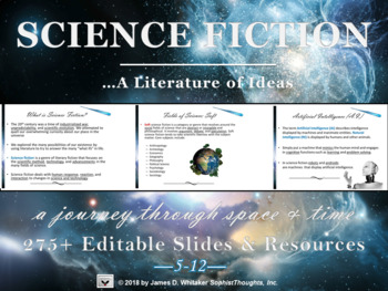 Preview of Science Fiction PowerPoint Resources and Activities