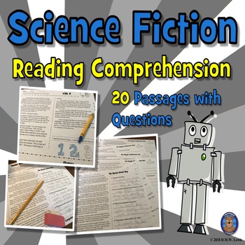 Preview of Science Fiction Reading Comprehension Passages - Fun Reading
