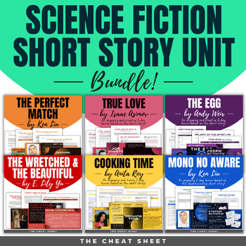 Preview of Science Fiction Short Story Unit Bundle! 6 Stories + 1 Film - Digital & Print!