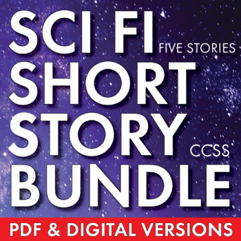Preview of Science Fiction Bundle, Sci Fi Short Stories & Movie Analysis PDF & Google Drive