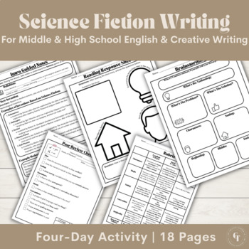 Preview of Science Fiction Writing Mini-Unit | Middle/High School English, Creative Writing