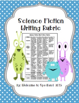 Preview of Science Fiction Writing Rubric