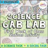 Science First Week Activity Gab Lab Stations First Days Ge