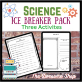 Science First day of school  Get to know you Icebreaker w/