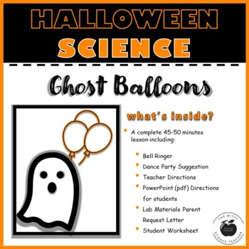 Preview of Science For Halloween - Ghost Balloons