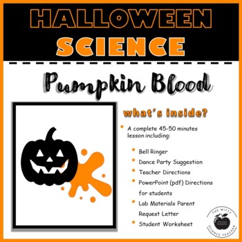 Preview of Science For Halloween - Pumpkin Blood