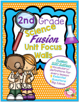 Preview of Science Fusion 2nd Grade Unit Focus Walls (2017)