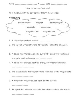 science fusion 4th grade unit 10 lesson 5 how do we use electricity