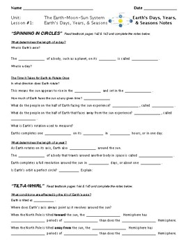 bestseller 8th grade earth in space worksheet answers