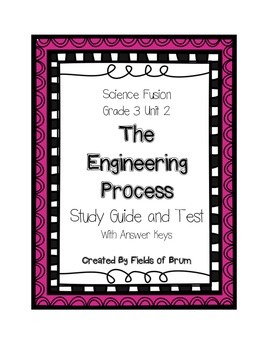 Preview of Science Fusion Grade 3 Unit 2 Test and Study Guide