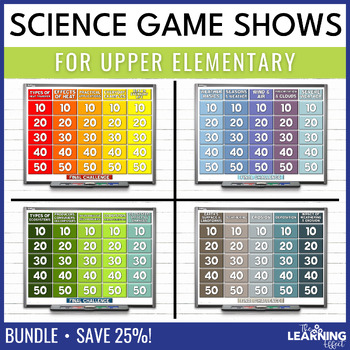 Preview of Science Game Show Test Prep BUNDLE | Upper Elementary Review Activities