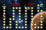 Science Game: space, solar system, earth, moon, sun, plane