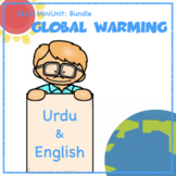 Science Global Warming Unit - ESL Multilingual Series (English-Urdu Bundle)