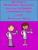 Science Grade 6 Multiple Choose GLAT 2023 and answer key