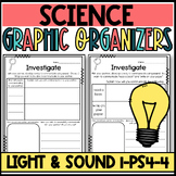 Science Graphic Organizers: Light and Sound: NGSS 1-PS4-4 First Grade