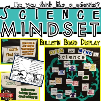 Preview of Science Growth Mindset Bulletin Board