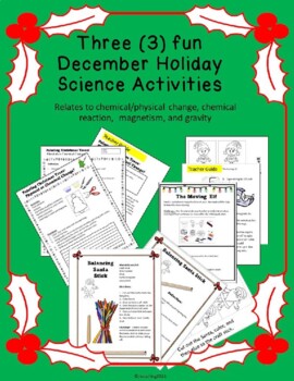 Preview of Science Hands-on activities for the Christmas Holiday
